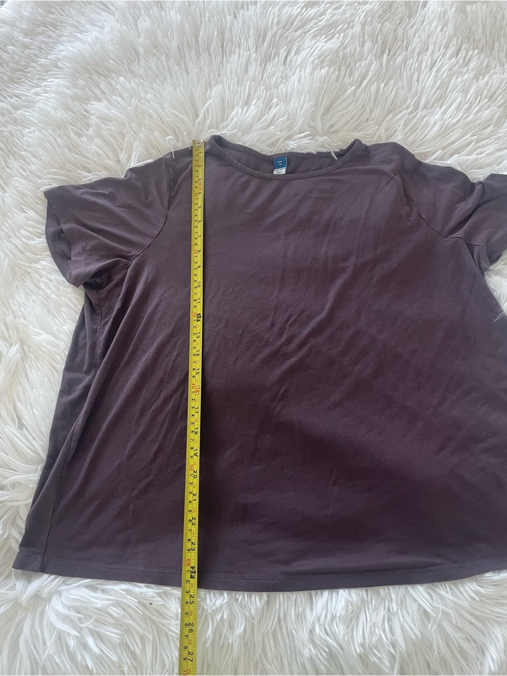 Old Navy Luxe Tee in Deep Plum - Picture 2 of 4